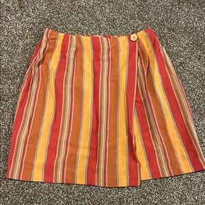 Express Striped Multicolor Women's Skirt